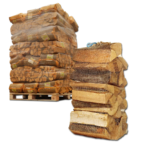 Lot de 40 Filets de Bûches Premium - Feuillus Durs 30cm (1000 kg) – Image 2