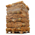 Lot de 40 Filets de Bûches Premium - Feuillus Durs 30cm (1000 kg)
